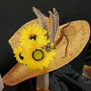New, Wyeth brand hat with original decorations.